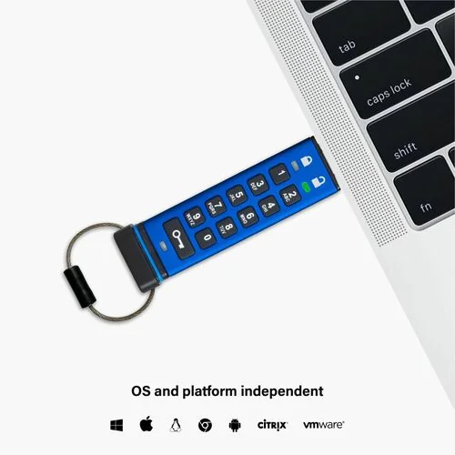 DATASHUR PRO USB3 256-BIT 16GB IS-FL-DA3-256-16 - ISFLDA325616